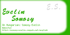 evelin somosy business card